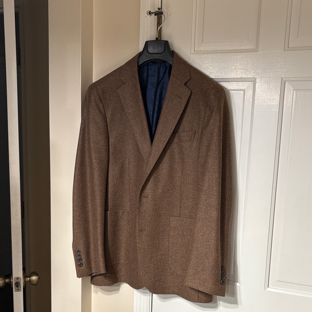 Allen Edmonds & Southwick Men's Brown Blazer-40 R
